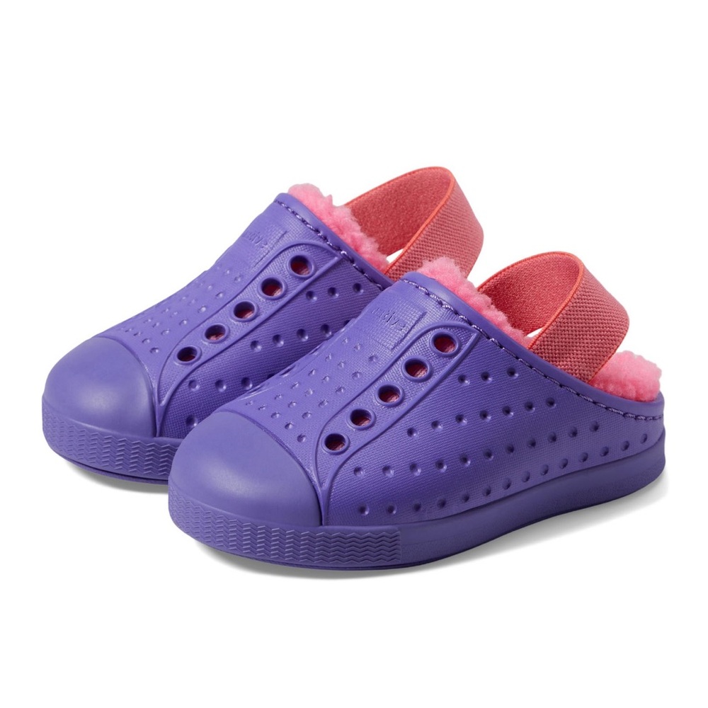 Native shoes fleece lined sizes 8&9